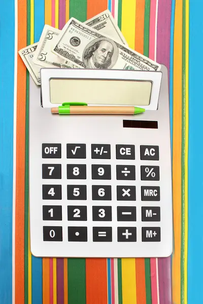 Calculadora de dinero —  Fotos de Stock