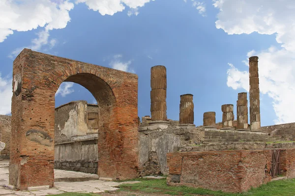 Pompeje sloupce — Stock fotografie