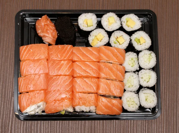 Sushi selection plate — Stock Photo, Image