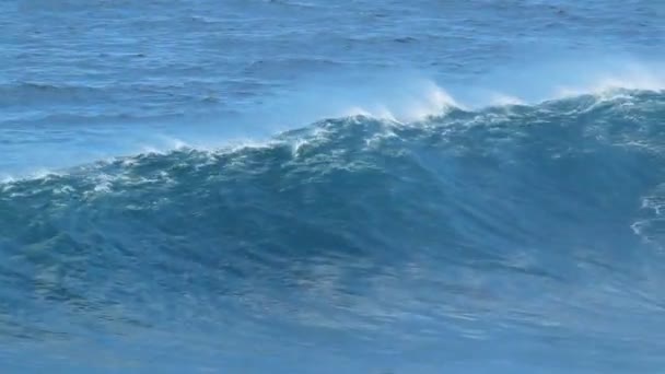 Κυανό κύμα ωκεανού — Αρχείο Βίντεο