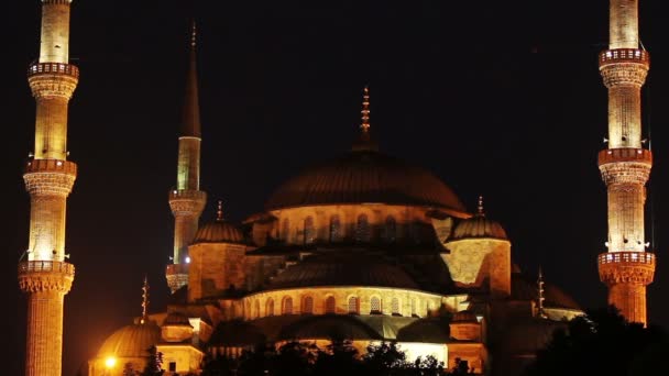 Hagia sophia, de grote kerk in istanbul — Stockvideo