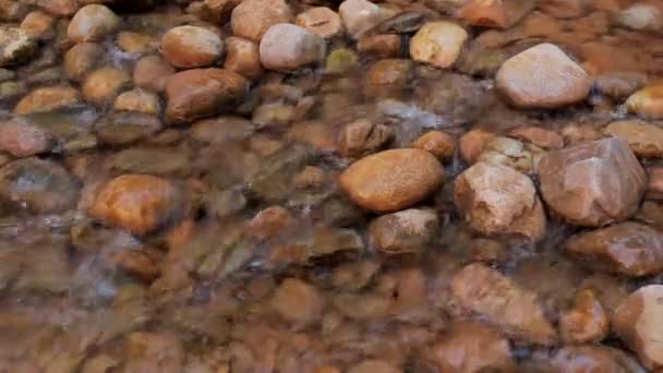 Stones under water — Stock Video