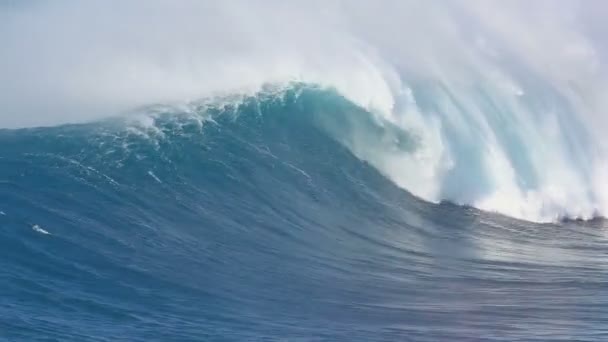 Blå havsvåg — Stockvideo