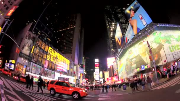 Times Square in New York City — Stock Video