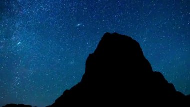 gece gökyüzü, parlak yıldızlar ve Samanyolu