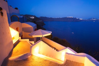 Santorini Sunset clipart