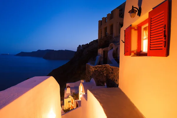 Santorini günbatımı — Stok fotoğraf