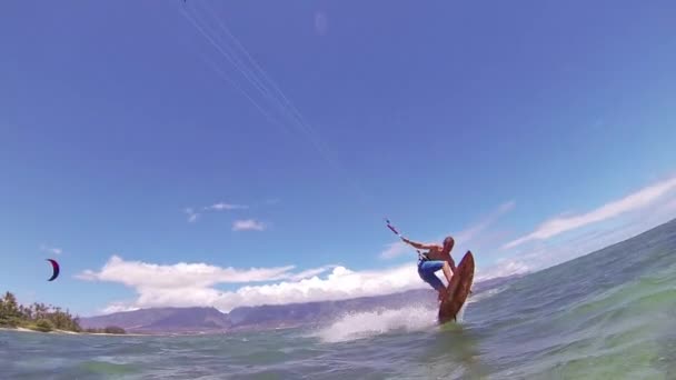 Kite Surfing — Stock Video