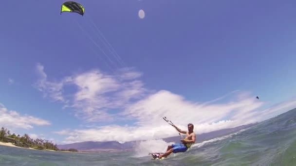 Kite Surfing — Stock Video