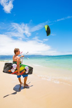 Kite Surfing clipart