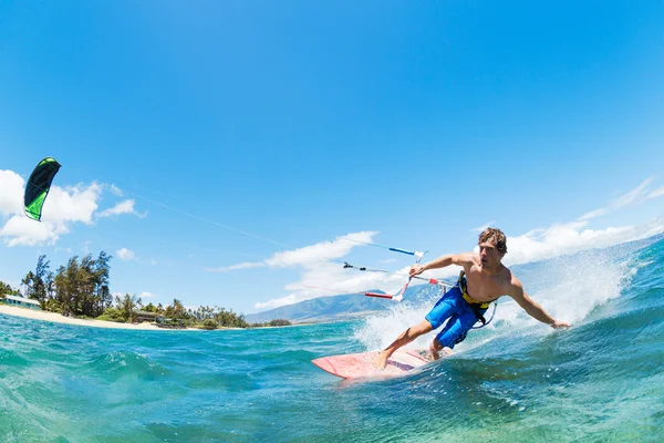 Vliegersurfen — Stockfoto