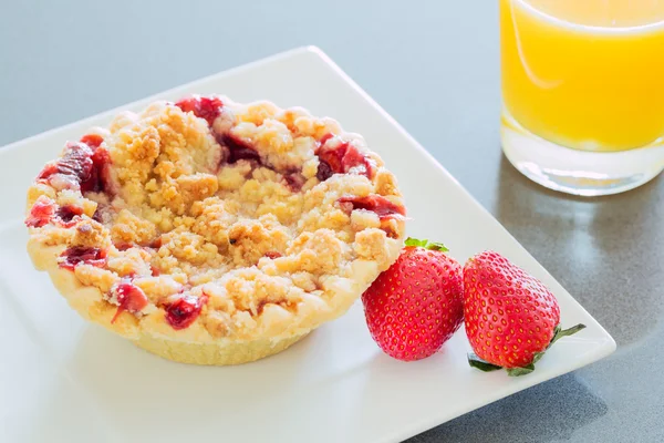 Beerenkuchen — Stockfoto