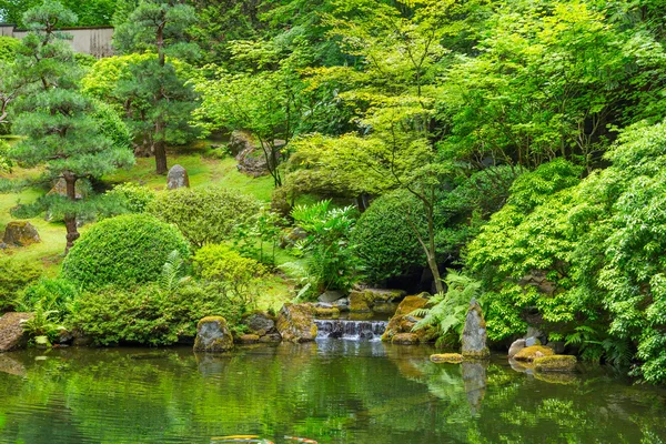 Hermoso jardín japonés — Foto de Stock