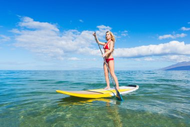 kadın stand up paddle kurulu