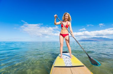kadın stand up paddle kurulu
