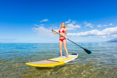 kadın stand up paddle kurulu