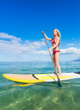kadın stand up paddle kurulu
