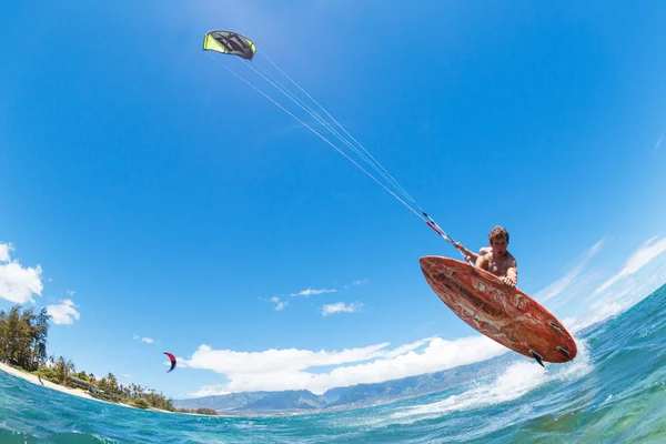 Kitesurfen — Stockfoto