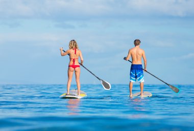 stand up paddle kurulu couple
