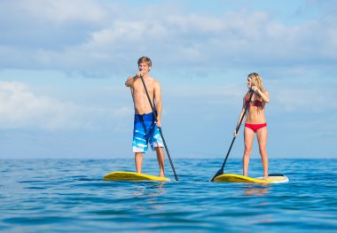 stand up paddle kurulu couple