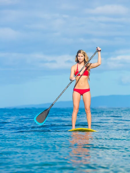 Stand up paddle surfen in Hawaï — Stockfoto