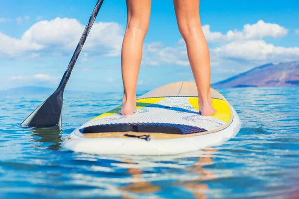 Stand Up Paddle Surfing In Hawaii — Stock Photo, Image