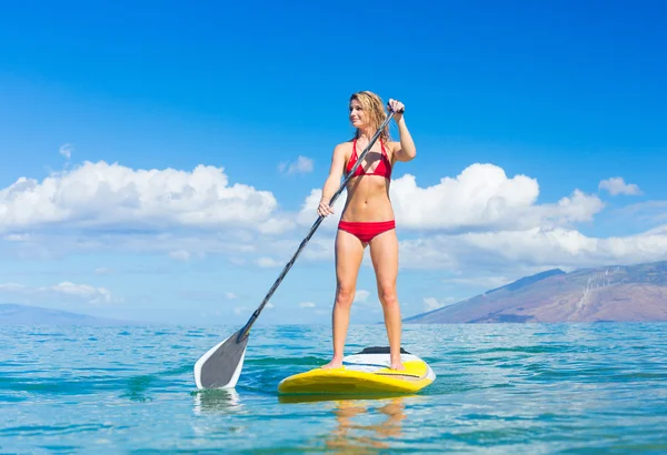 Stå upp paddla surf i hawaii — Stockfoto