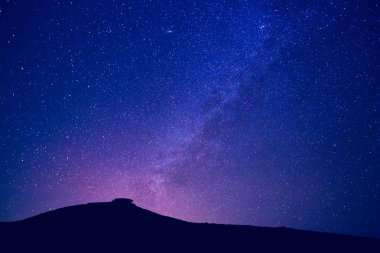Samanyolu yıldız, gece, hd timelapse