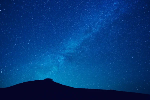Vía Láctea estrellas en la noche — Foto de Stock