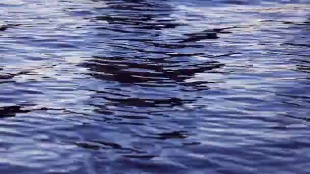 Rippling blue water surface