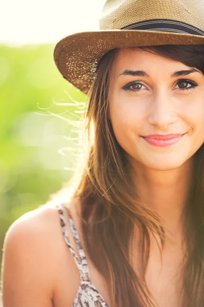 Portrait of a carefree girl — Stock Photo, Image