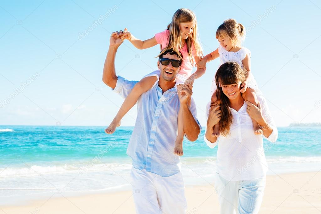 Family on the Beach