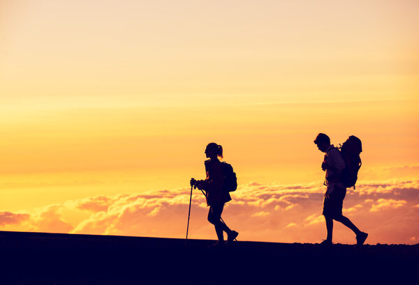 Sunset Hikers