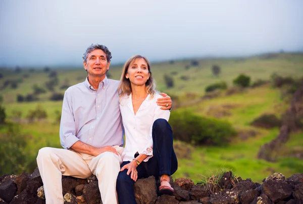 Casal de Idade Média — Fotografia de Stock