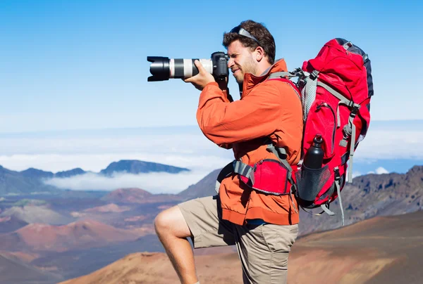 Nature Photographer taking Pictures — Stock Photo, Image