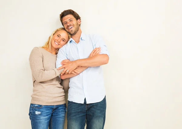 Casal em casa — Fotografia de Stock