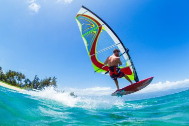 Windsurfing clipart