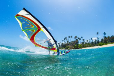 Windsurfing clipart