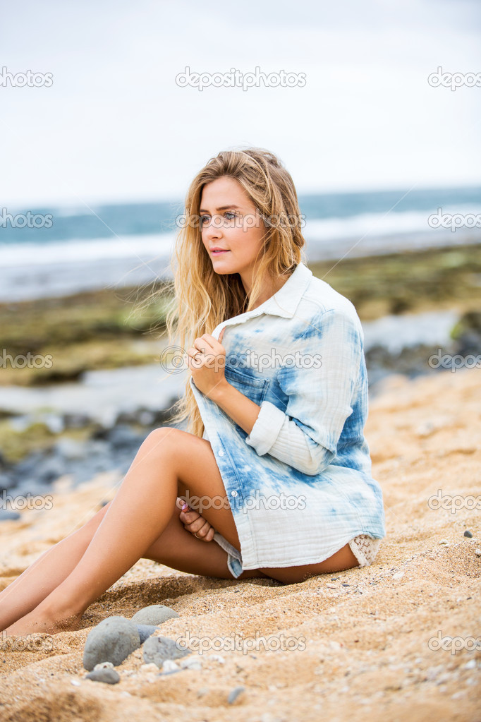 Woman outdoors portrait
