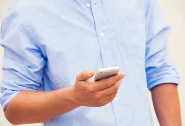 Professionella SMS på mobiltelefon — Stockfoto