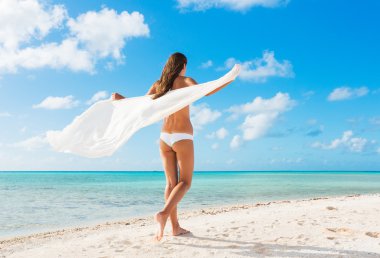 kadın rahatlatıcı tropikal Adası