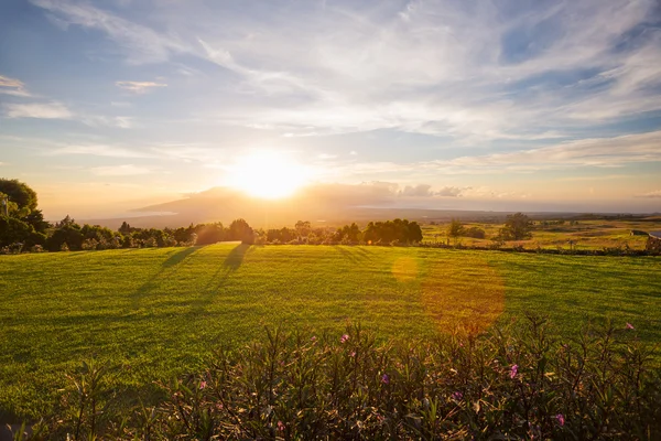 Cielo del atardecer — Foto de Stock