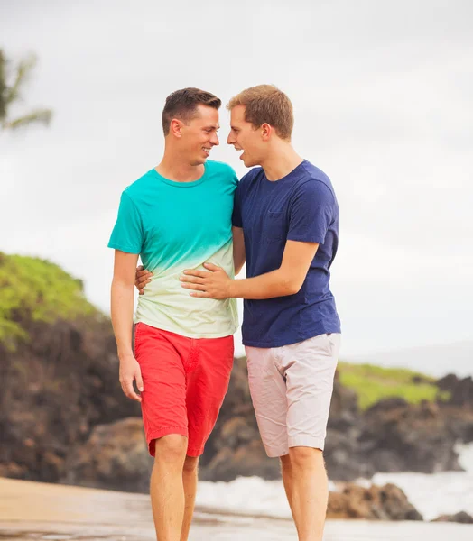 Gelukkig gay paar — Stockfoto