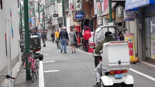 Abril 2019 Tóquio Japão Vídeo Enquanto Pessoas Que Caminham Área — Vídeo de Stock