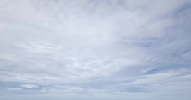 Timelapse Oblačnost Krajina Deštivou Oblačnou Oblohou — Stock video
