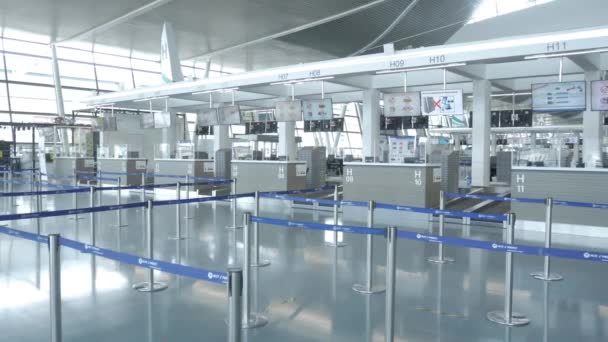 Mei 2022 Phuket International Airport Phuket Thailand Interieur Zicht Internationale — Stockvideo