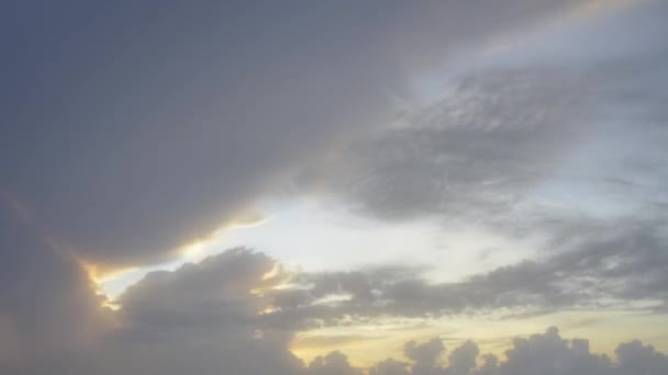 Clouds Sunrise Time Lapse Sun Rise Sky Clouds Weather Nature — Stock Video
