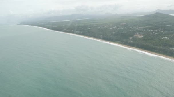 View Plane Window While Take Phuket Airport View Phuket Beach — Wideo stockowe