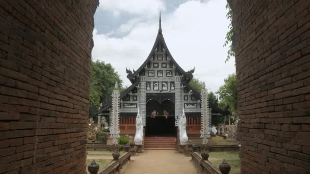 Main Building Ancient Heritage Architecture Building Landscape Video Wat Lok — Vídeo de Stock