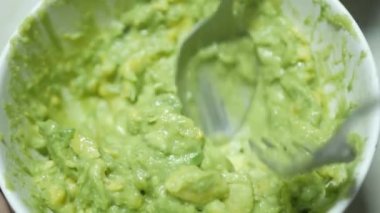 handmade cooking mexican food guacamole dipping healthy food appetizer. Homemade cooking mexican appetizer